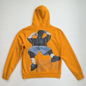 Billie Eilish Hit Me Hard And Soft Tour Hoodie Orange Zip Up Size Medium